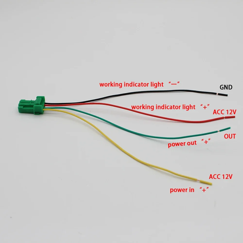1PC LED Espelho Retrovisor Botão Interruptor De Aquecimento Do Carro Com Fio De Conexão Para Toyota PRADO 2010-2019 Acessórios Do Carro