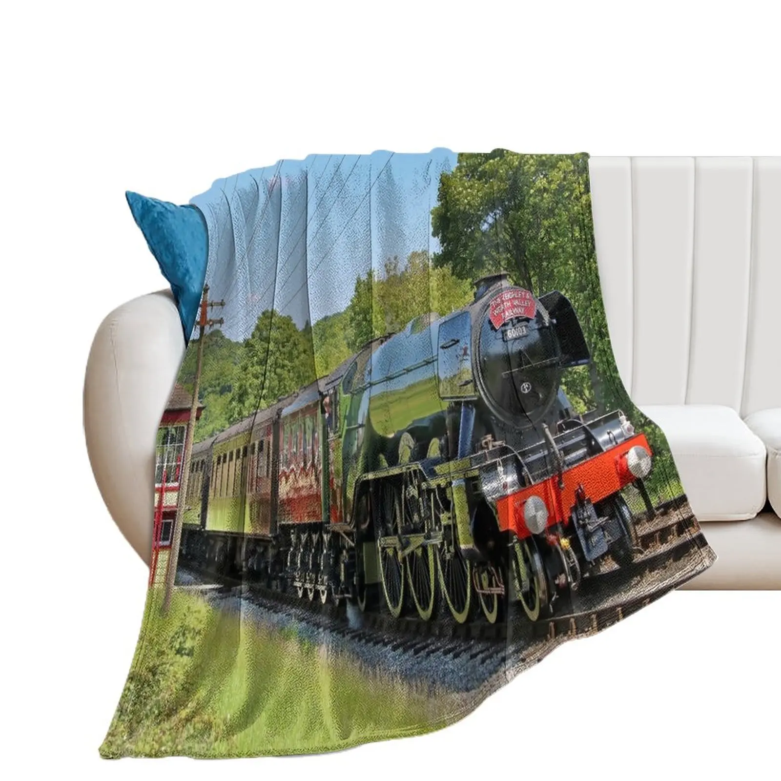 

Flying Scotsman 60103 Centenary KWVR - 10 Throw Blanket Quilt Luxury Brand Personalized Gift Luxury Designer Blankets