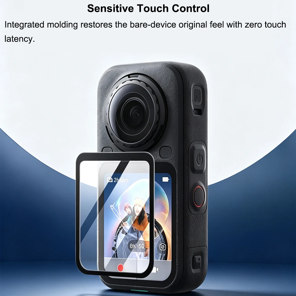 Enhanced Tempered Glass Screen Protector for Insta 360 X6 Ultra Clear Anti Scratch Full Coverage