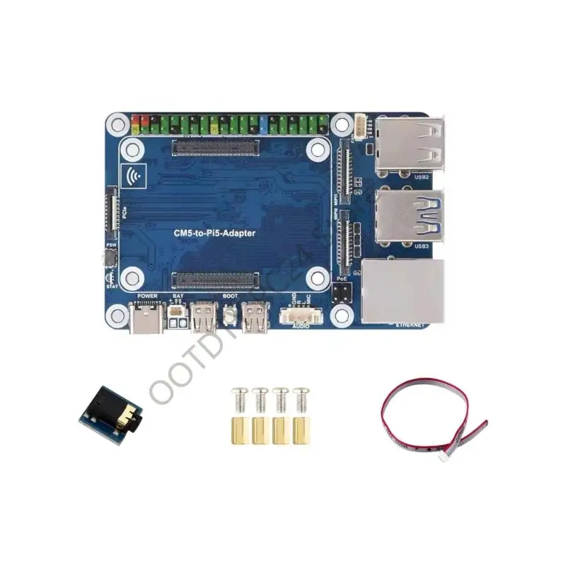 

H7BA RJ45 Gigabit Ethernet Expansion Board With HDTV Port Development Platform Compute Module for CM5 Fast Speed Networking
