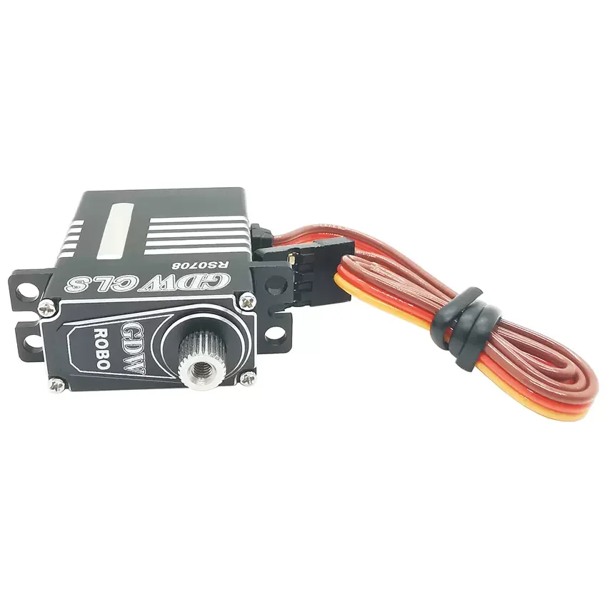 GDW RS0708 180 °   7.5 กก.20g 0.08 วินาทีความเร็วสูง Coreless มอเตอร์เกียร์โลหะ Mini Digital Servo สําหรับ RC รถเฮลิคอปเตอร์หุ่นยนต์