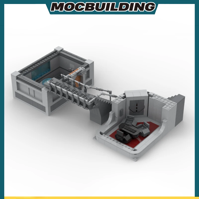 Bloques de construcción Moc película República Base Oficina construcción DIY montaje ladrillos modelo colección definitiva juguetes regalos 1266 Uds