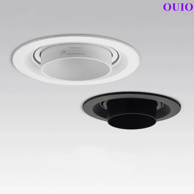 2024 New Style Dimmable Embedded Zoom 15-60 Degrees LED Downlights 10W12W 15W18W 20W24W Ceiling Lamps Spot Lights AC90-265V