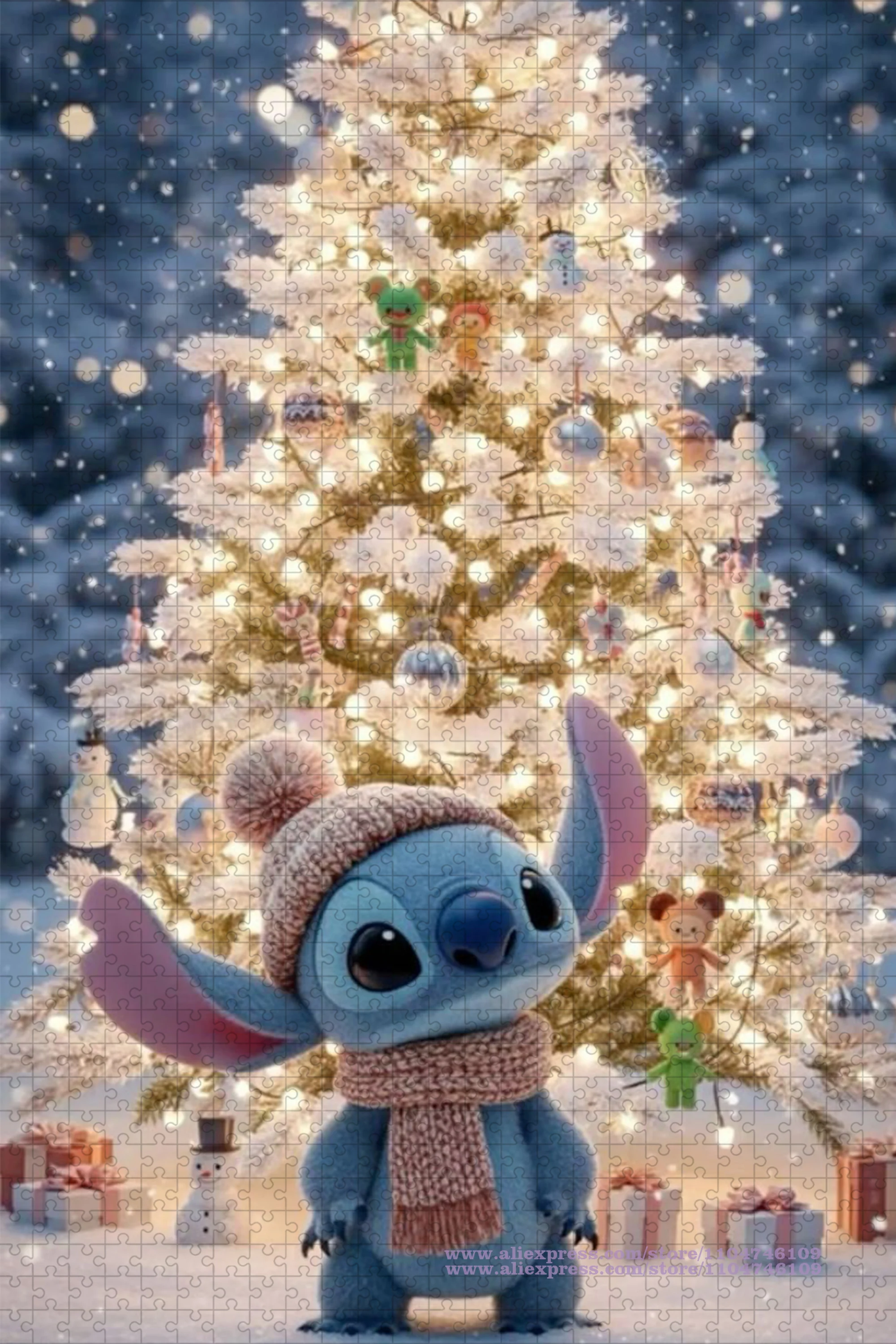 ディズニーアニメリロ＆スティッチパズルジグソー108/200/300/500/1000/1500ピース子供と大人のための知能パズル家の装飾