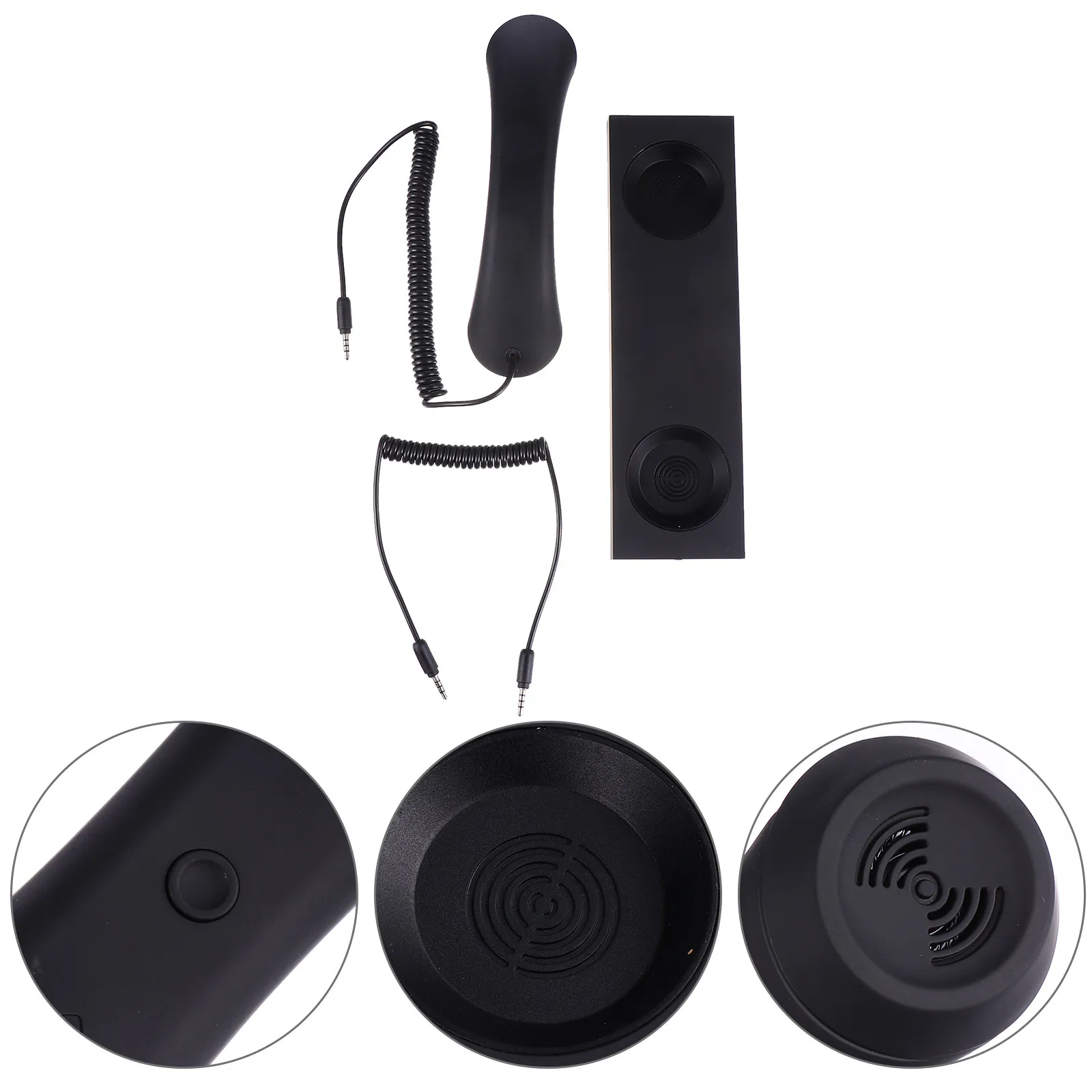 1Pcs Retro Phone Handset Creative Cellphone Receiver High Definition Lossless Sound Anti-Skid Frosted Texture Mobile Tablet