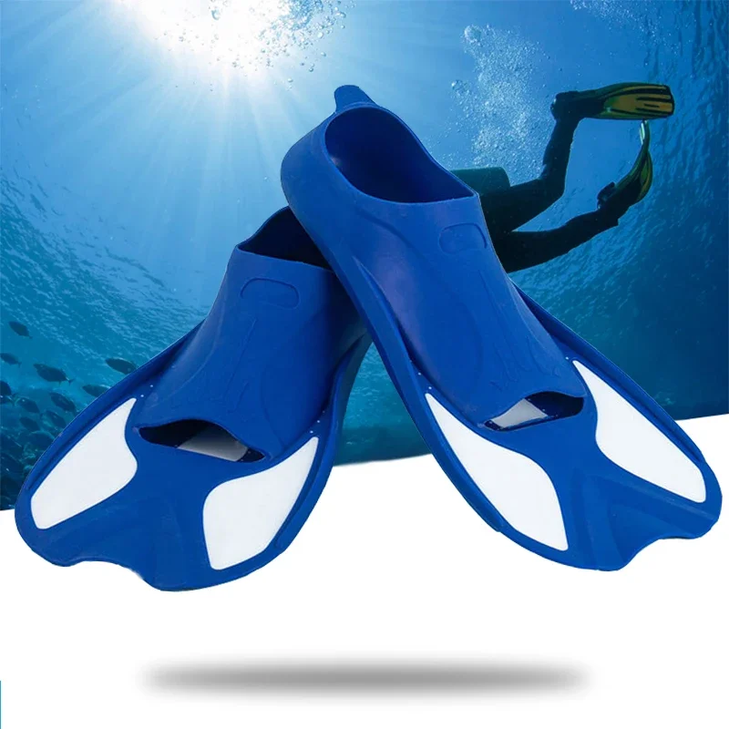 

Professional Snorkeling Diving Swimming Fins Children Men Women Swimming Frog Silicone Short Flippers Scuba Equipment for Kids