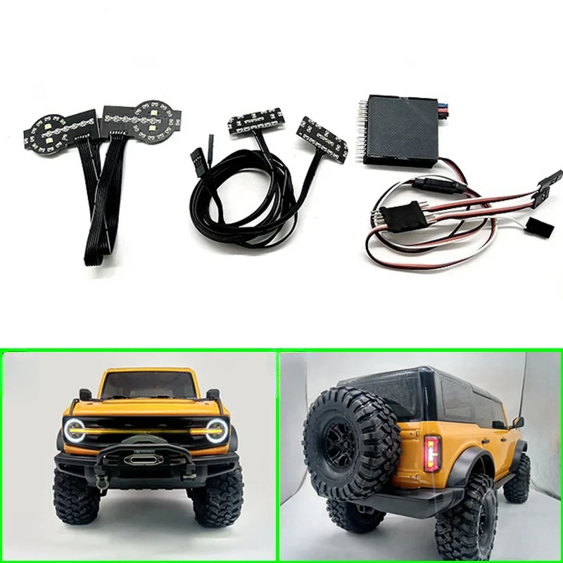 LED Linkage Light Group Lighting System for 1/10 RC Crawler Car Traxxas TRX4 Ford Dedicated