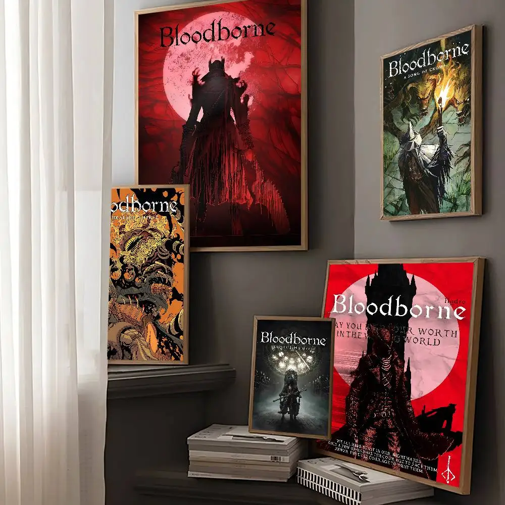 Gaming Bloodborne Classic Movie Posters HD Quality Poster Wall Art Painting Study Nordic Home Decor