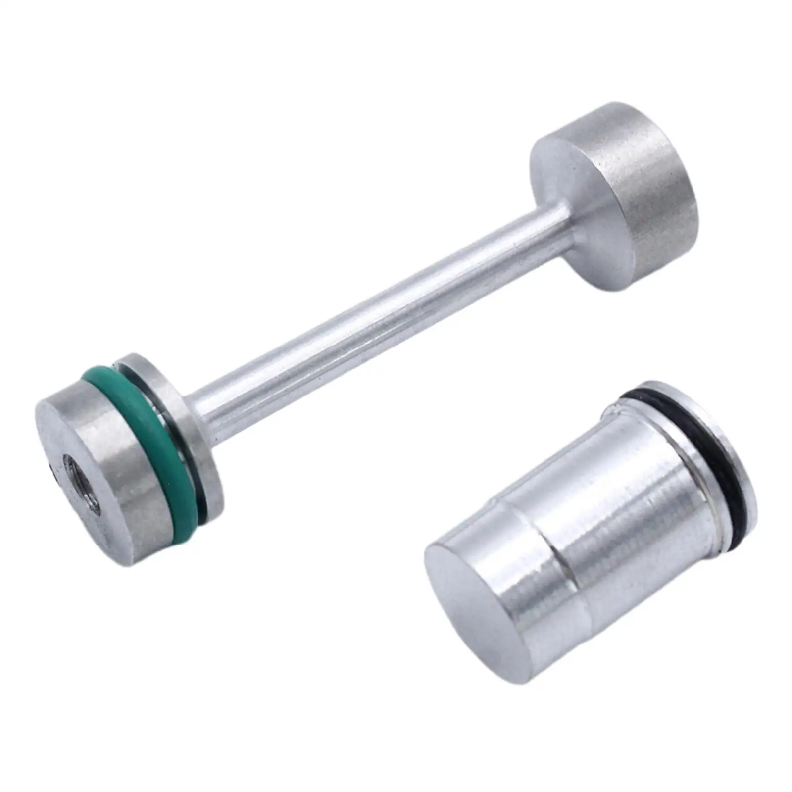 LS Billet Oil Diverter Barbell Oil Bypass Delete Valve Direct Replacement for GM Gen III IV LS Engines Auto Engine Parts