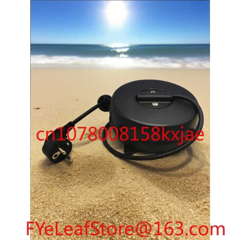 

5-meter European Standard Male and Female Power Cord Automatic Retractable Reel