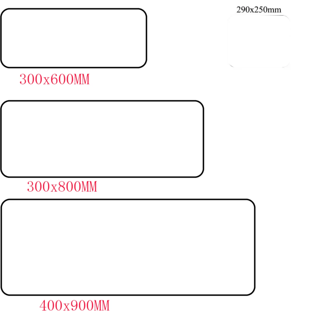 Alfombrilla de teclado y ratón Black Sky, borde grueso de goma, duradera y fácil de limpiar