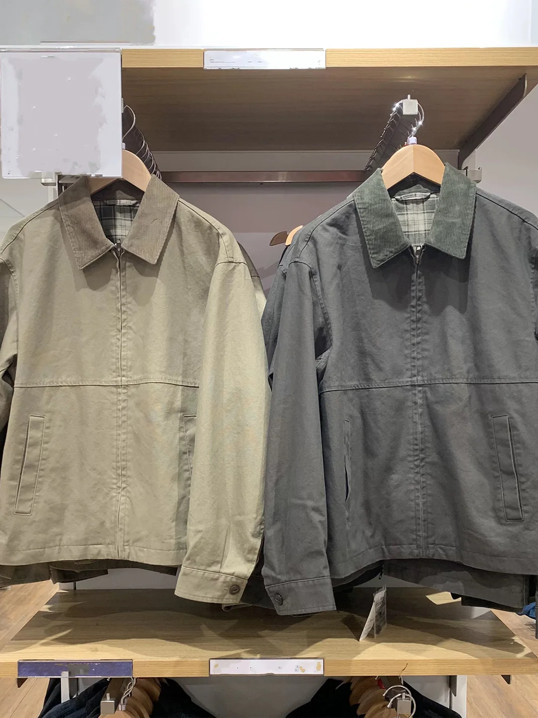 

Detroit Heavy Wa Workwear Jaet Men's Trendy Brand Corduroy Patchwork Collar Barn Sle Retro Coat Casual Loose Fit Windproof