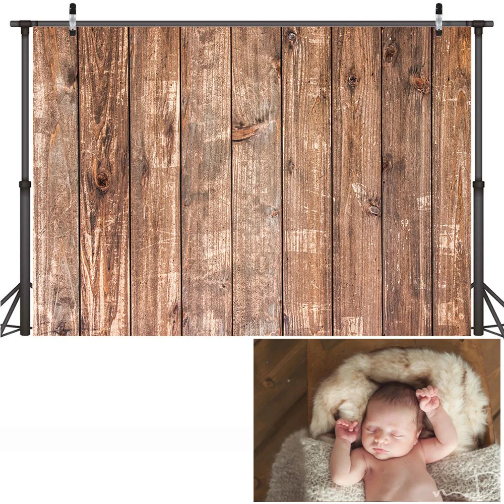 Piso de madera retrato de bebé recién nacido telón de fondo estudio niños pastel de cumpleaños Smash foto fondo fotógrafo suministros profesionales