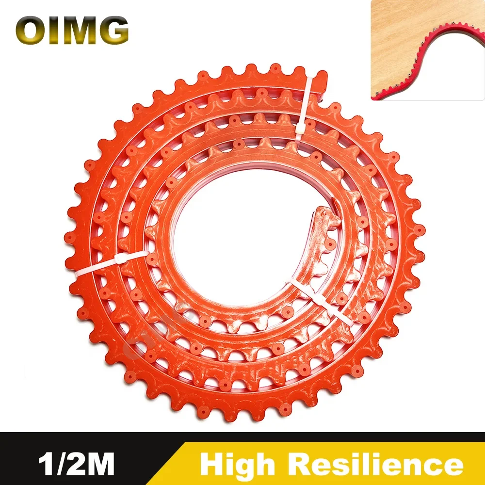 

1M/2M Woodworking Gear-Driven Profiling Strip Flexible High Resilience Curve Template Complex Shape Contour Woodworking Tool
