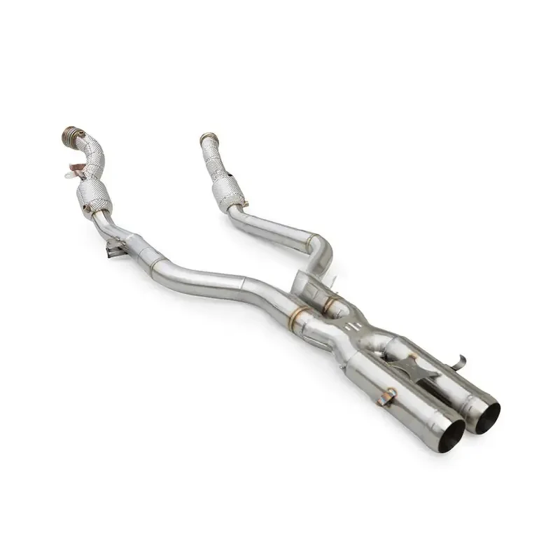 

Sport Exhaust Pipe Catalytic Converter High Flow Stainless Steel Downpipe S600 5.5T W220 2003-2005