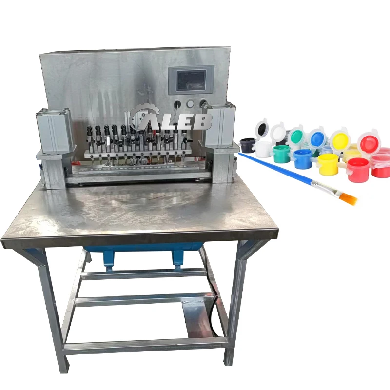 Best Selling Propylene Pigment Filling Machine Painting Colors Capping Filling Machine Watercolor Paint Filling Machine