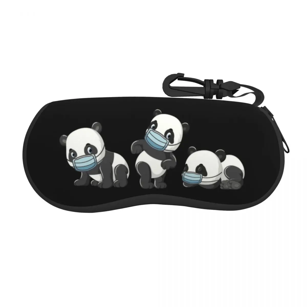 Custom Funny Panda Quarantine Glasses Case Fashion Animal Shell Eyeglasses Case Sunglasses Box