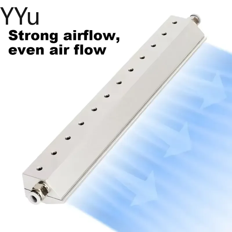 custom for 1200mm Aluminum Alloy Air Knife Industrial Blower Nozzle High Pressure Air Curtain Dryer for Cleaning Drying Dust
