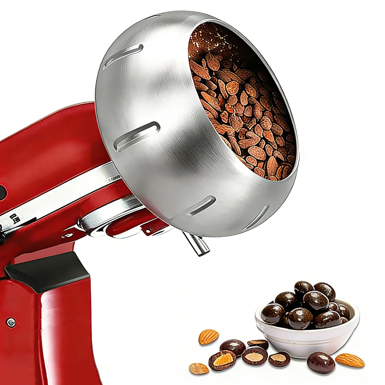 Chocolate Coating Attachment for KitchenAid 4.5QT 5QT Stand Mixer Candy Making Tool for Chocolate Almond Strawberry Coating