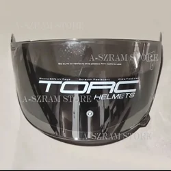 Parti e accessori del casco visiera per TORC T135 casco moto stile retrò lente casco completo lente argentata nera trasparente