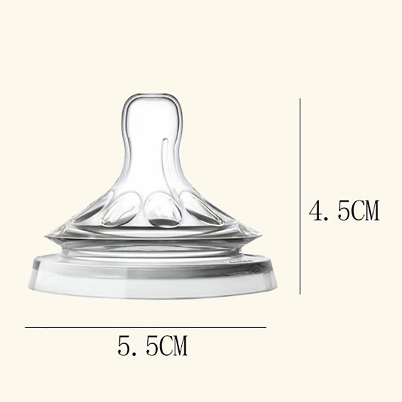 1Pcs Wide Mouth S/M/Cross Hole Nipple Bottle Nipple Safe Silicone Material Soft Texture Suitable For Babies