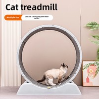 Cat Treadmill Cat Roller Silent Treadmill Plastic Pet Cat Scratching Board Cat Toy Self-hi Boredom Relief Artifact
