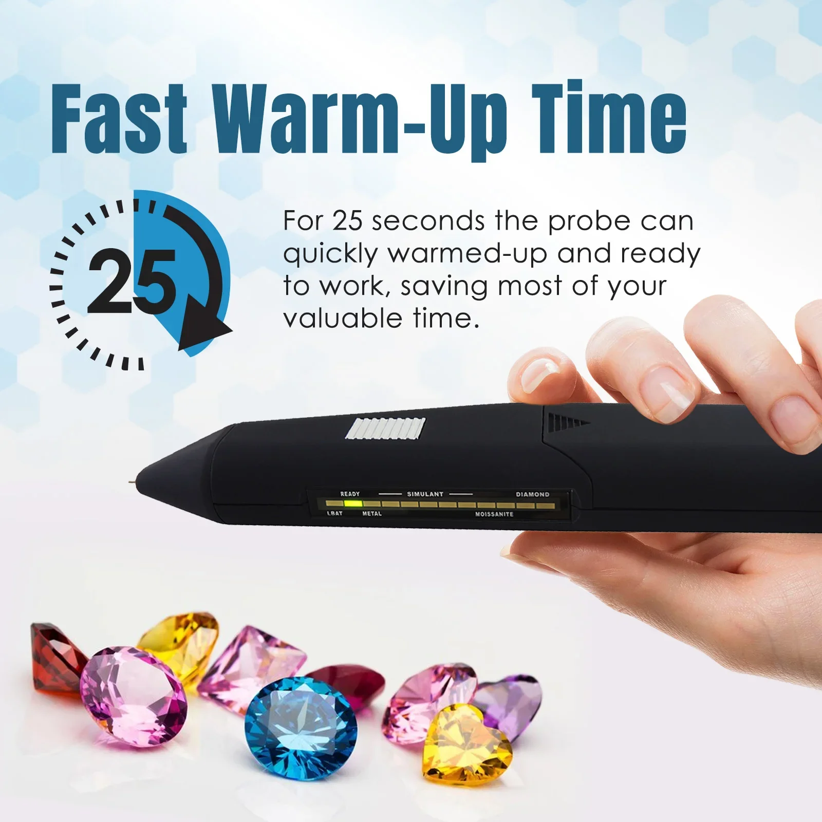 المهنية كومبو تستر الماس مويسانيتي الأحجار الكريمة عالية الدقة تستر 2pt أداة تحديد المجوهرات (OEM)