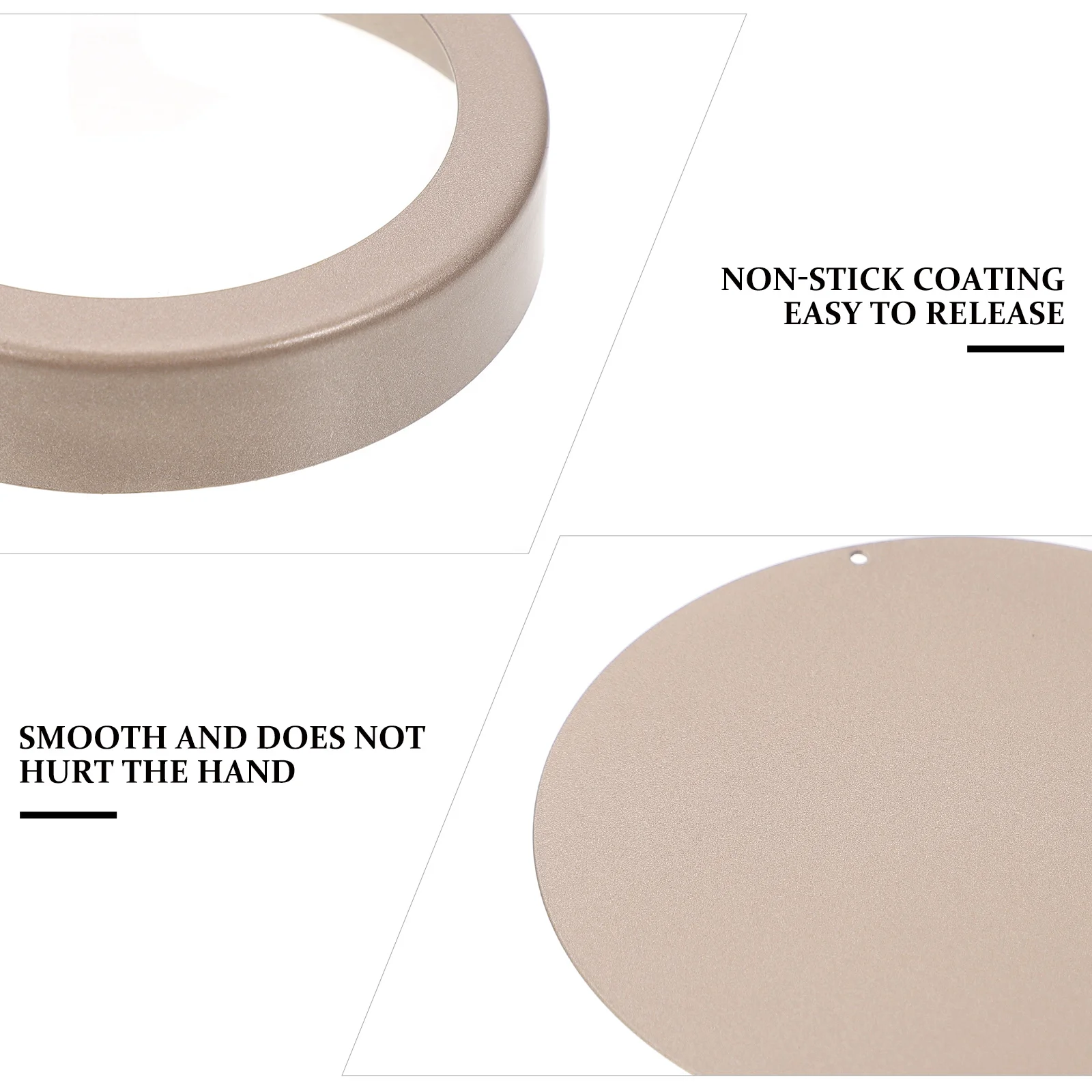 

1Set Egg Tart Baking Mold Nonstick Mini Round Removable Bottom Metal Tartlet Mold Bakeware Easy Release