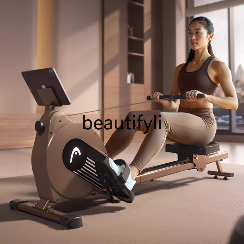 

Rowing Machine Home Magnetic Resistance Silent Super Fat-Burning Fitness Equipment Comprehensive Trainer Small Rowing Machine