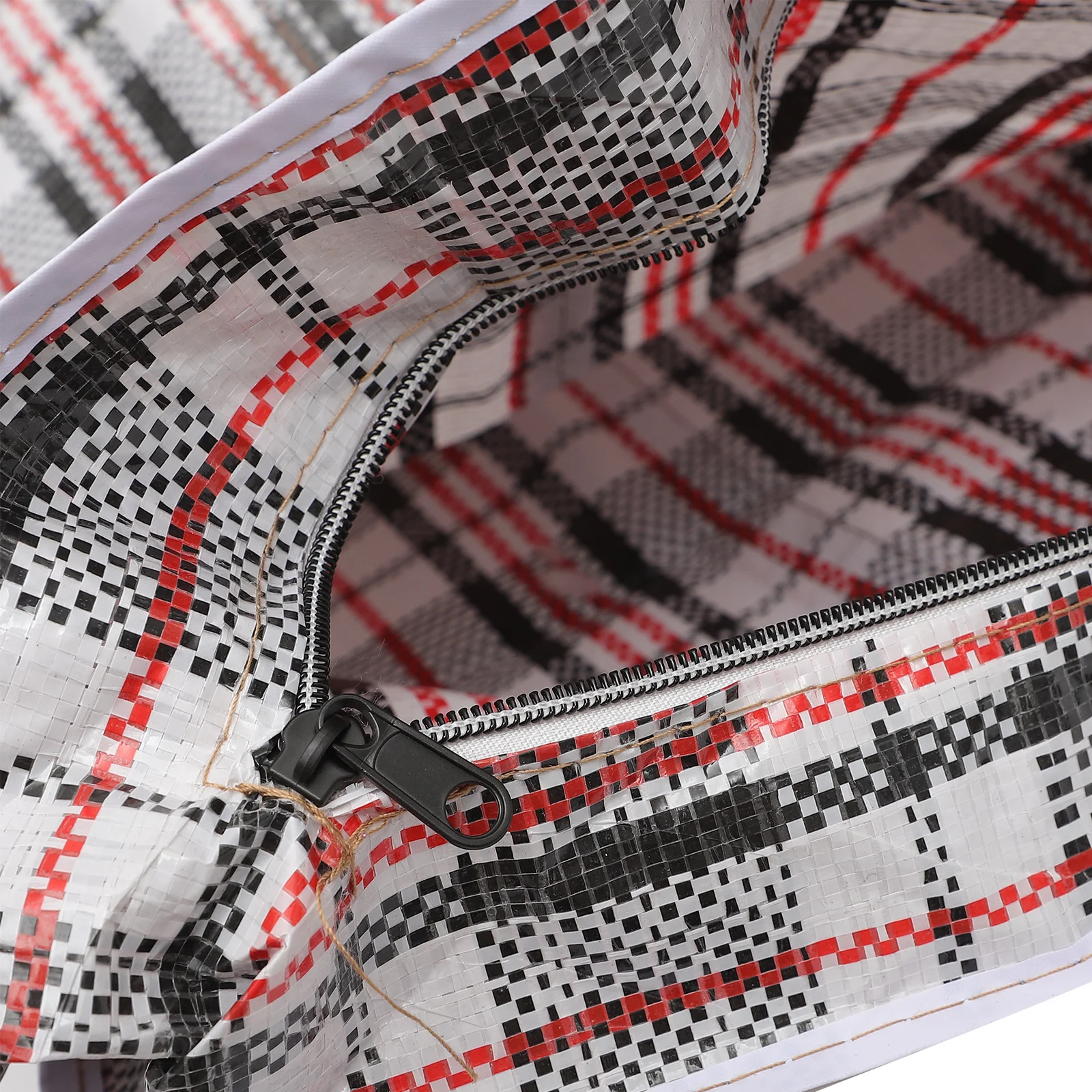 

2pcs Laundry Storage Bags Large Capacity Bedding Organizer Quilt Container Plaid Pattern Portable Dorm Blanket Bag Waterproof