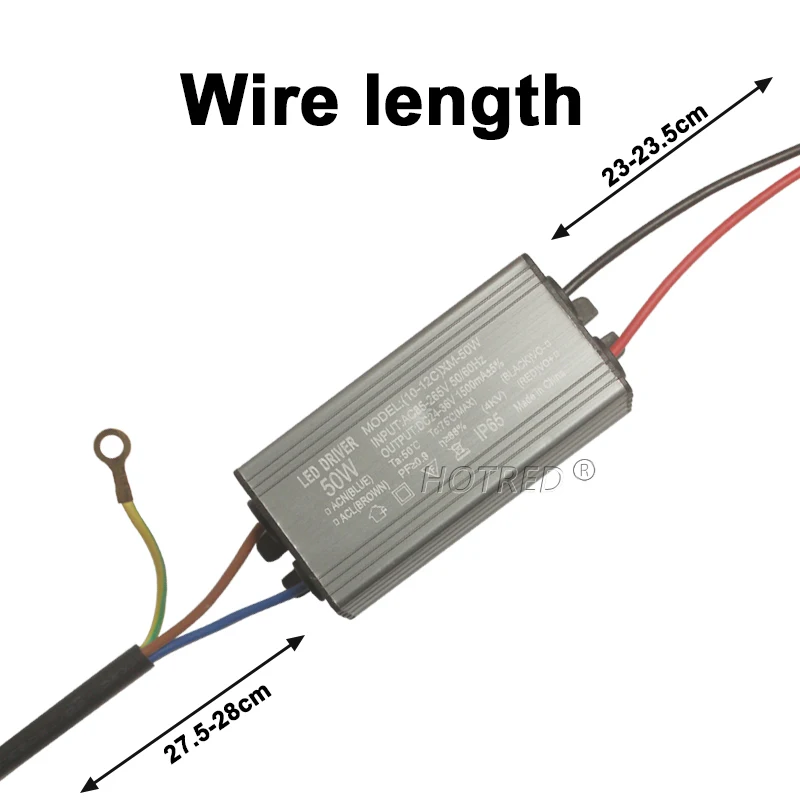 LED Driver Waterproof Lighting Transformers 10W 20W 30W 50W 70W 80W 100W DC24-36V Power Supply 600mA 900mA 1500mA 2100mA 3000mA