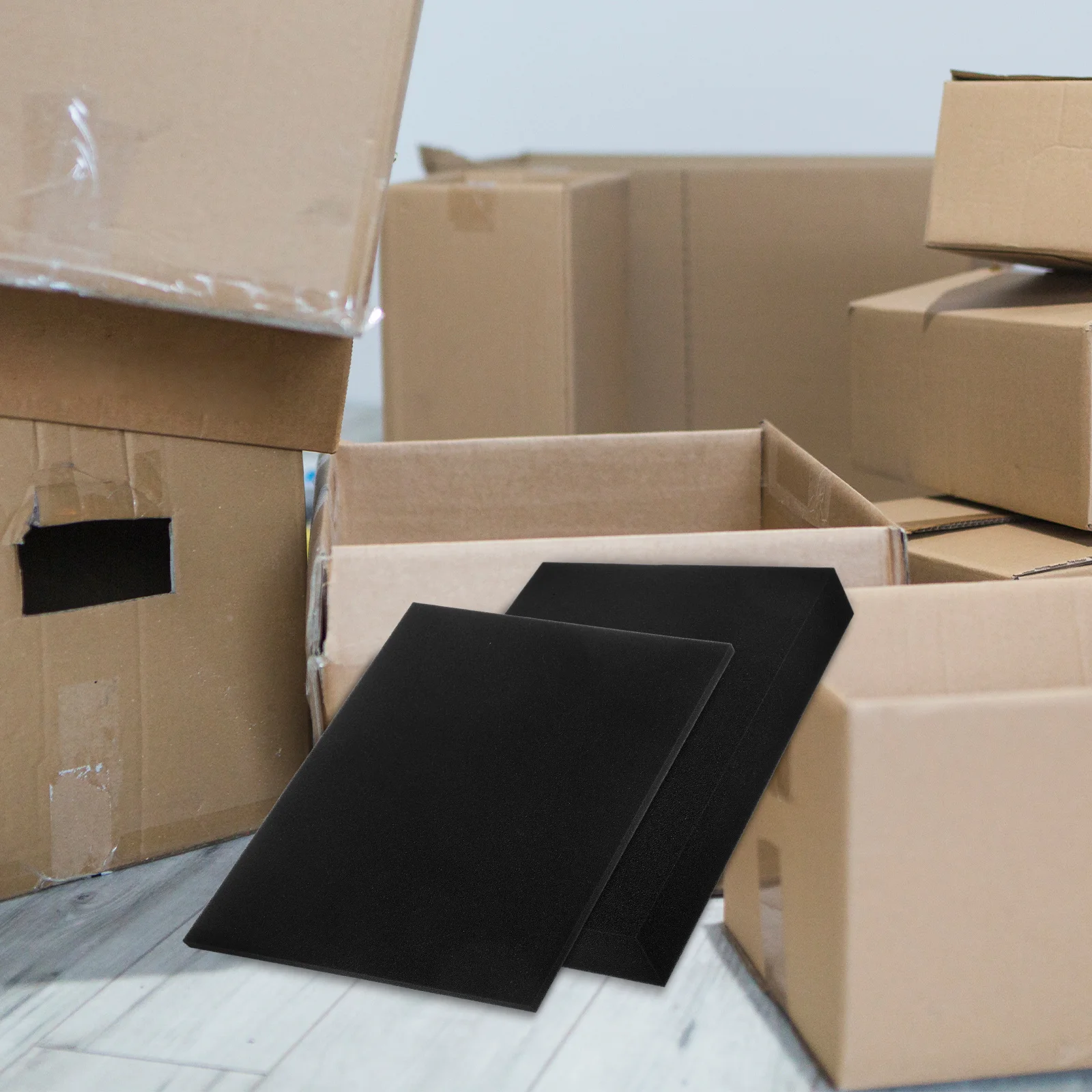 4 قطعة إدراج رغوة قابلة للتمزيق صفائح رغوة سوداء مكعبة مسبقًا التعبئة والتغليف الواقية توسيد التعبئة والتغليف للعناصر الهشة الصغيرة #6