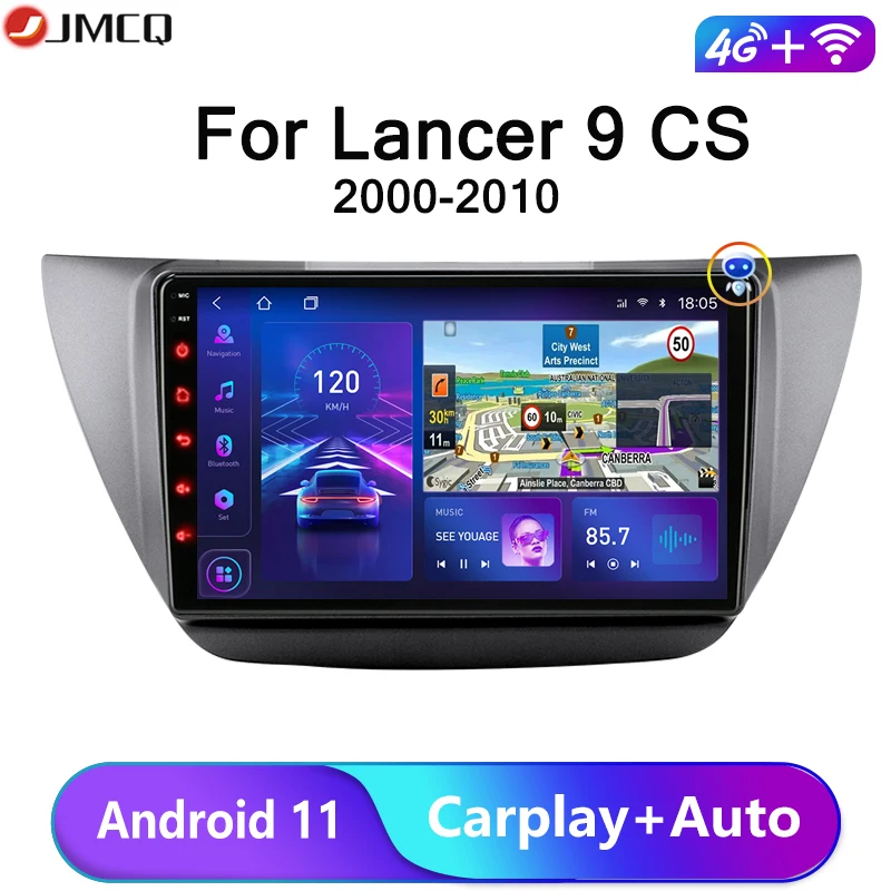 

2 Din Android 11 Car Radio Multimedia Video Player For Mitsubishi Lancer 9 CS 2000 - 2010 Navigation GPS auto DVD Carplay Stereo