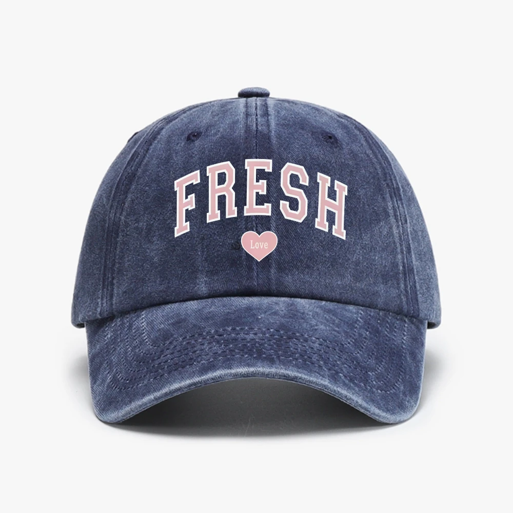 Sturniolo Triplets Fresh Love Varsity Distressed Washed Baseball Cap Vintage Outdoor Running Golf Adjustable Fit Headwear