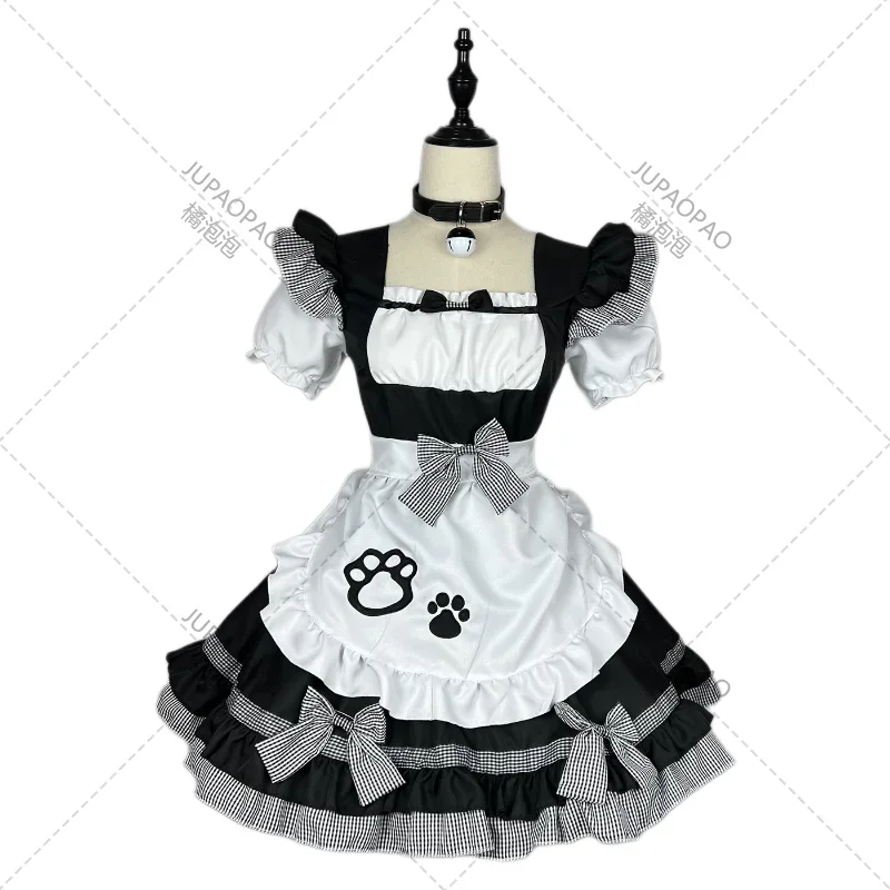 Lolita Cat Girl Maid Cosplay Costumes Japanese Kawaii Plus Size Love Live Cosplay Anime Pink Dress Sweet Student Party Outfits