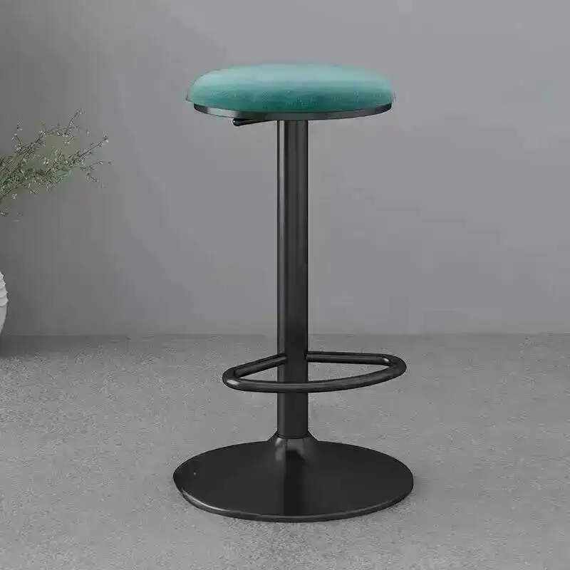 Nordischer Moderner Hocker für Café, Schönheitssalon und Luxus-Bars - Höhenverstellbarer Drehhocker für Küche und Haushalt