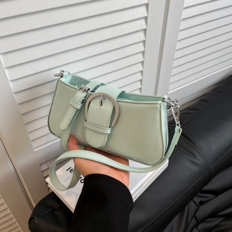 

Fashionable Leather Women's Crossbody Bag Luxury Brand Famous Designer Elegant Crossbody Vintage Daily Bag