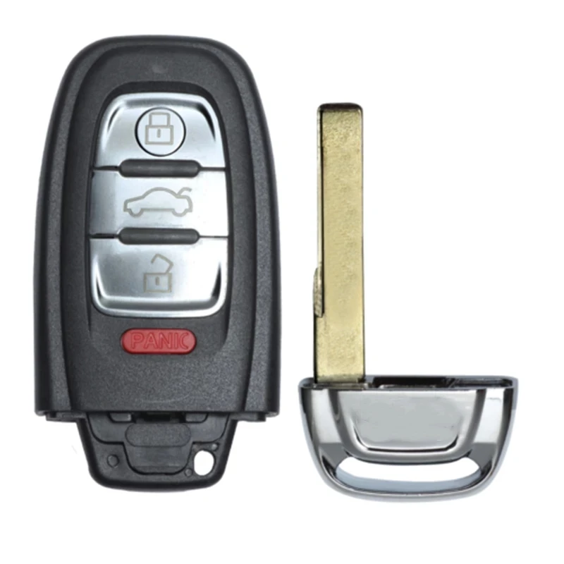 KEYECU 4 أزرار 315 ميجا هرتز لأودي Q5 A4L Keyless-Go الذكية التحكم عن بعد مفتاح السيارة استبدال فوب P/N: 8T0 959 754 J ، 8T0959754J