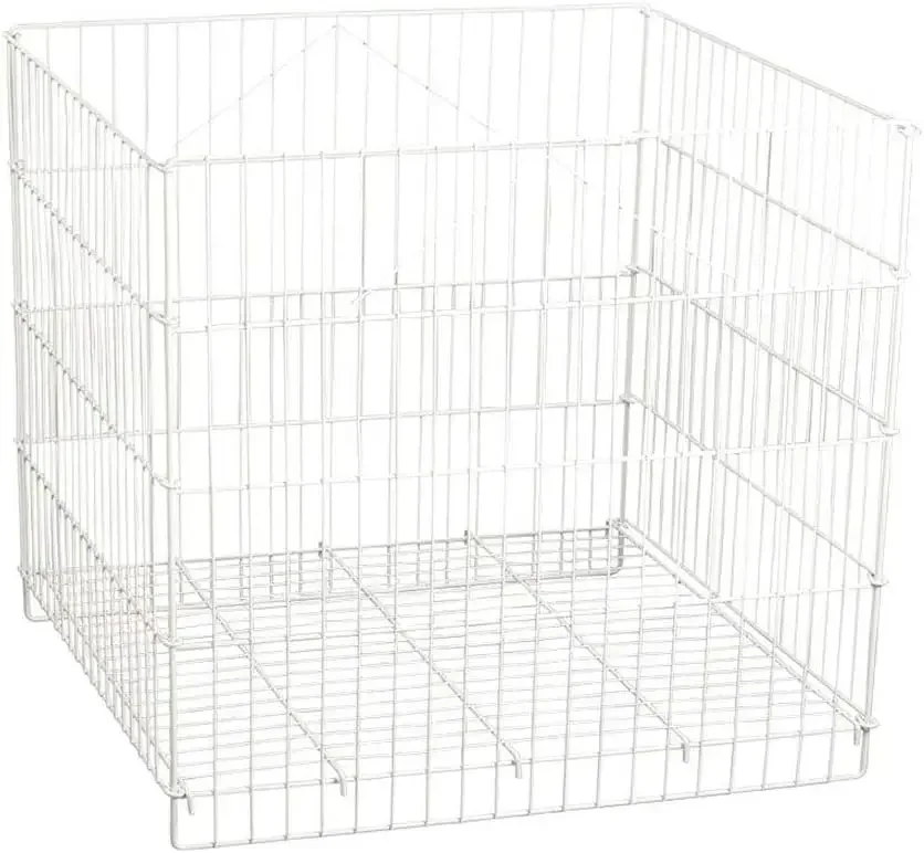 

White Wire Bin Dump 26 X 26 X 30
