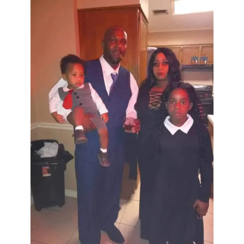 (متوفر) أزياء تنكرية مقاس كبير فستان مورتيسيا آدامز العائلي القوطي ماكسي باقان بيكسي مصاص دماء برباط علوي MN1