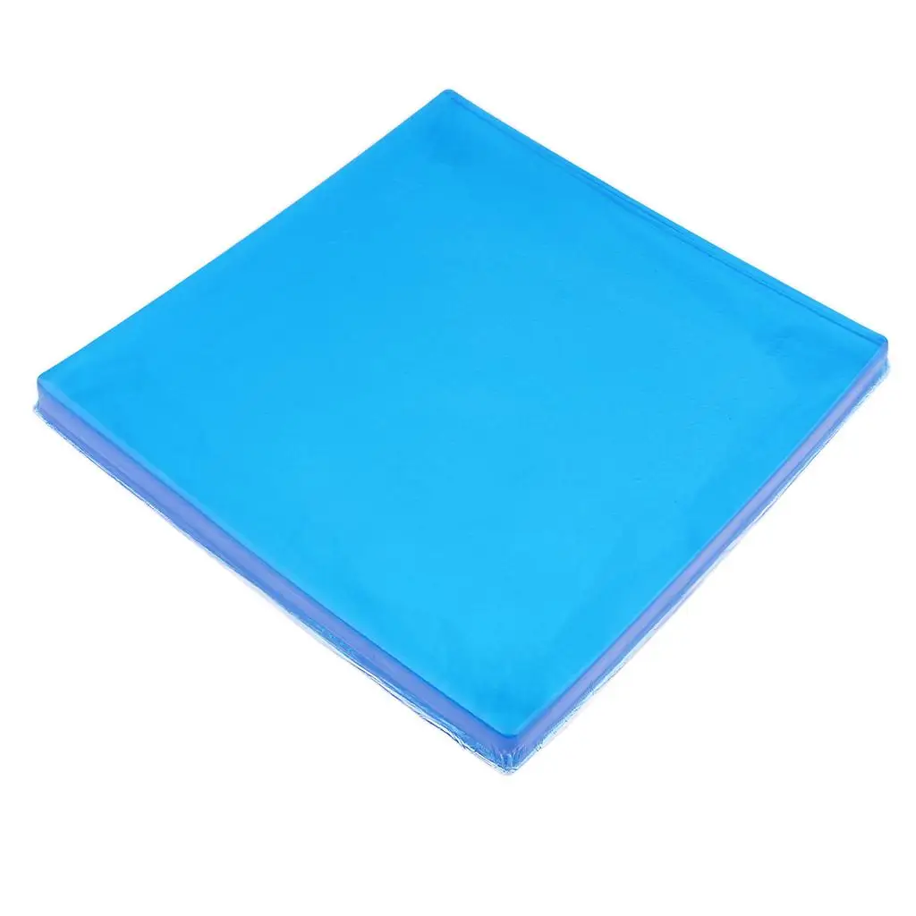 Motorcycle Motorbike Seat Gel Pad Cushion Comfortable Shock Absorption DIY Saddle Mat , Blue (25 x 25 x2 cm) image 2