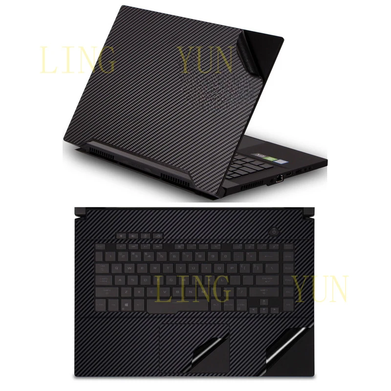 Z  Carbon Vinyl Laptop Sticker Skin Decals Cover for Asus ROG G614J 2023 16-inch