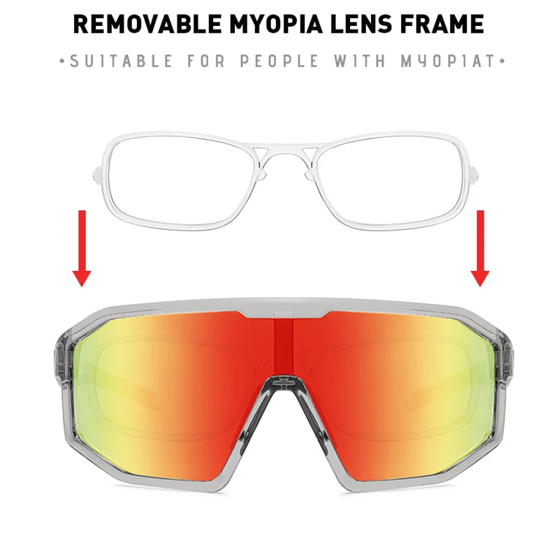 VCKA الاستقطاب في الهواء الطلق قصر النظر نظارات Tr90 إطار الرجال النساء النظارات الشمسية UV400 نظارات الرياضة المشي لمسافات طويلة وصفة طبية -0.50 إلى -10