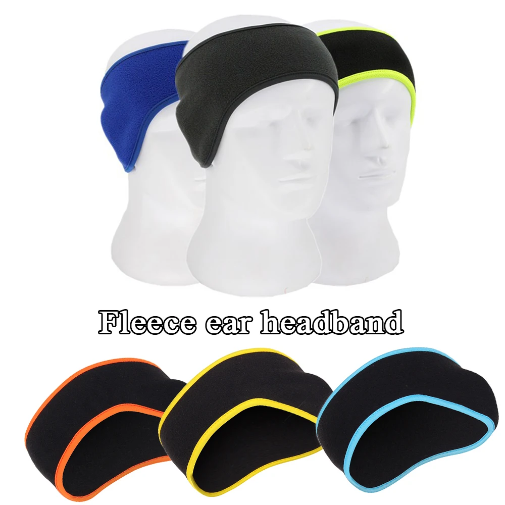 Winter Cycling Workout Running Bicycle Sport Headband Ear Warmer Men Women Windproof Warm Earmuffs Fleece Ear Cover Ear Muff