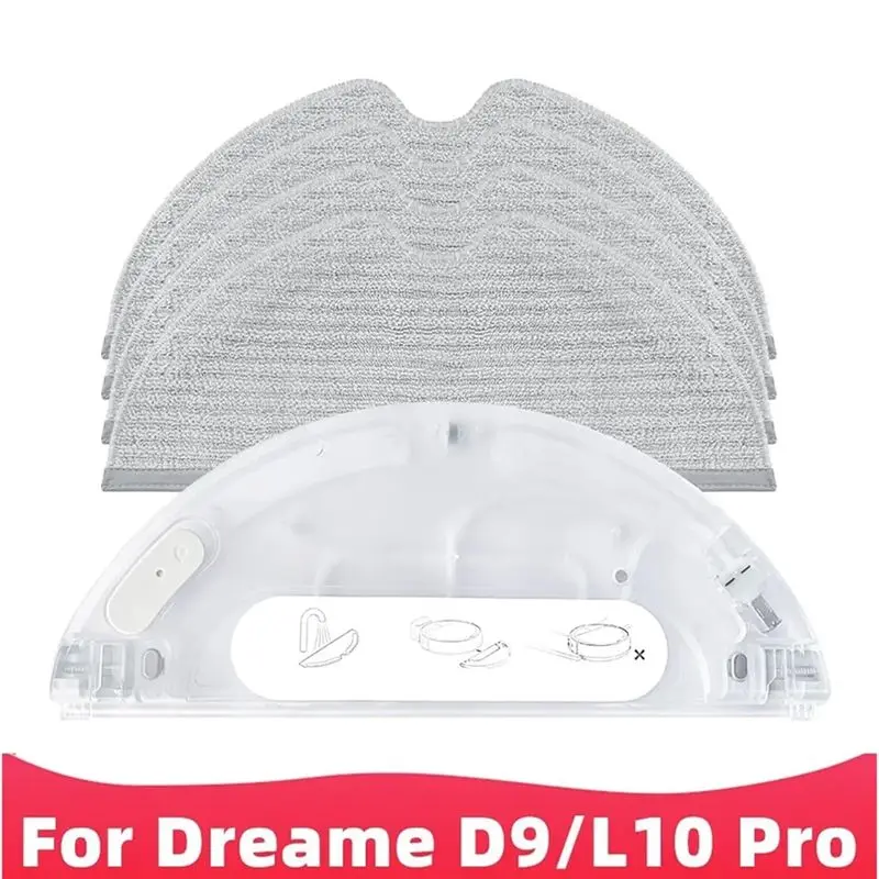 

A50F - Сменный резервуар для воды и насадка для влажной уборки для роботов-пылесосов Xiaomi Dreame D9, D9max, D9 Pro, L10 Pro, Mova L600, Z500