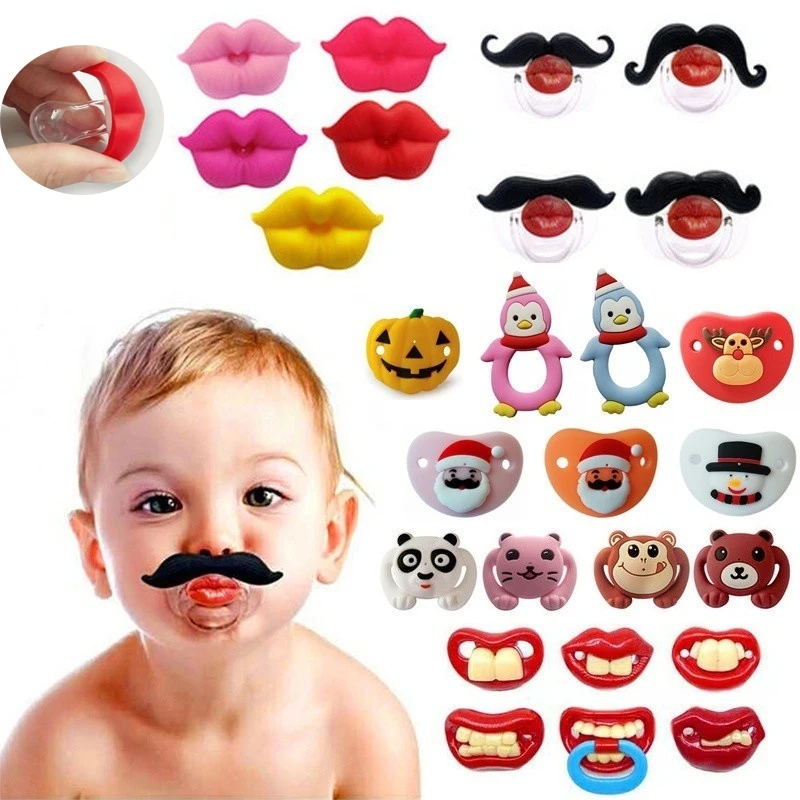 

Baby Pacifier New Born Items Food Grade Silicone Funny Soother Toddler Orthodontic Accessories 82 Styles Available