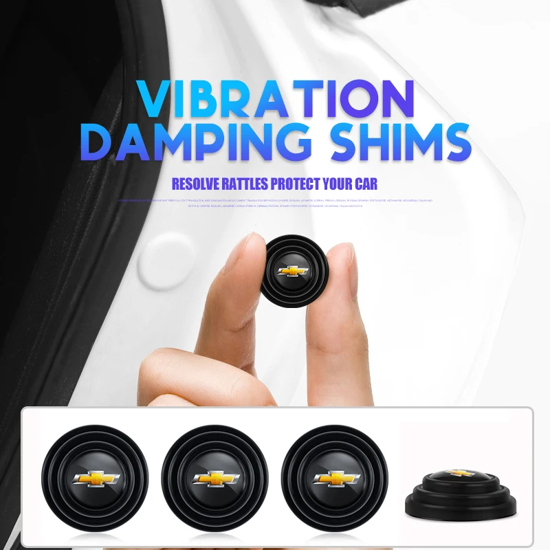 

Бесшумная звукоизоляция двери автомобиля, ударная наклейка, буфер, прокладка амортизатора для Chevrolet Equinox Trailblazer, болт Spark Tahoe Z71 Aveo