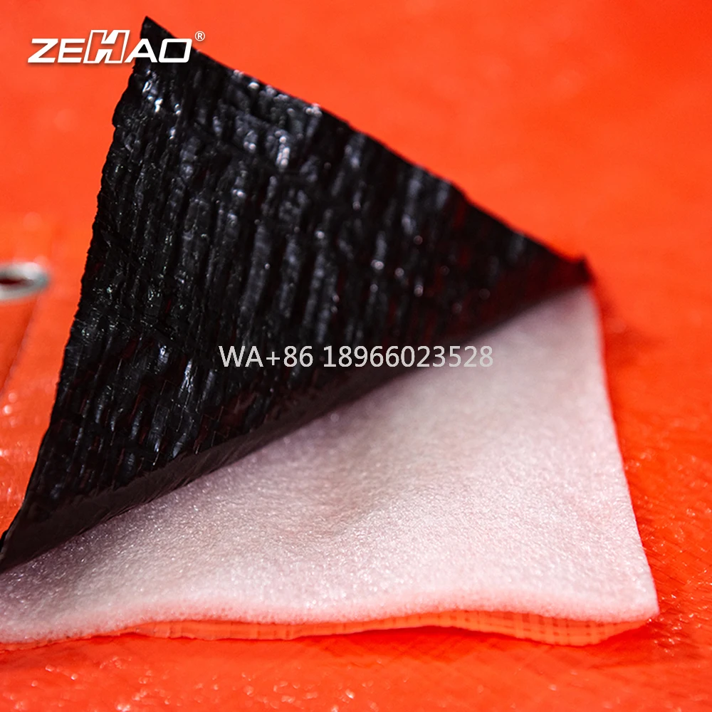 PE Concrete Blanket Concrete Curing Blanket Multipurpose Usage Waterproof Poly Tarps