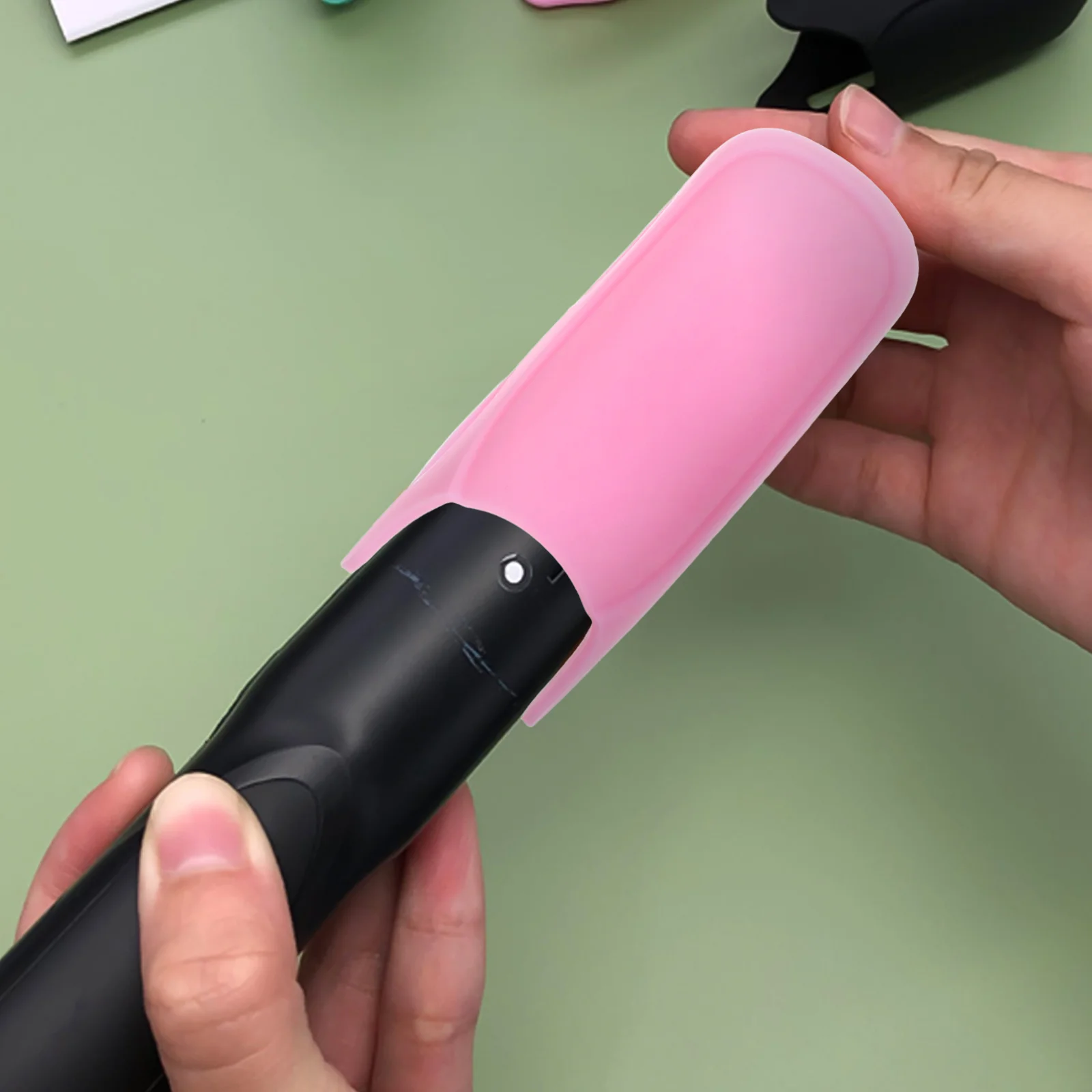 

Изоляционный рукав, держатели для утюгов для волос, розовый органайзер для завивки, защита для выпрямителя, силиконовый чехол, термостойкий, нескользящий