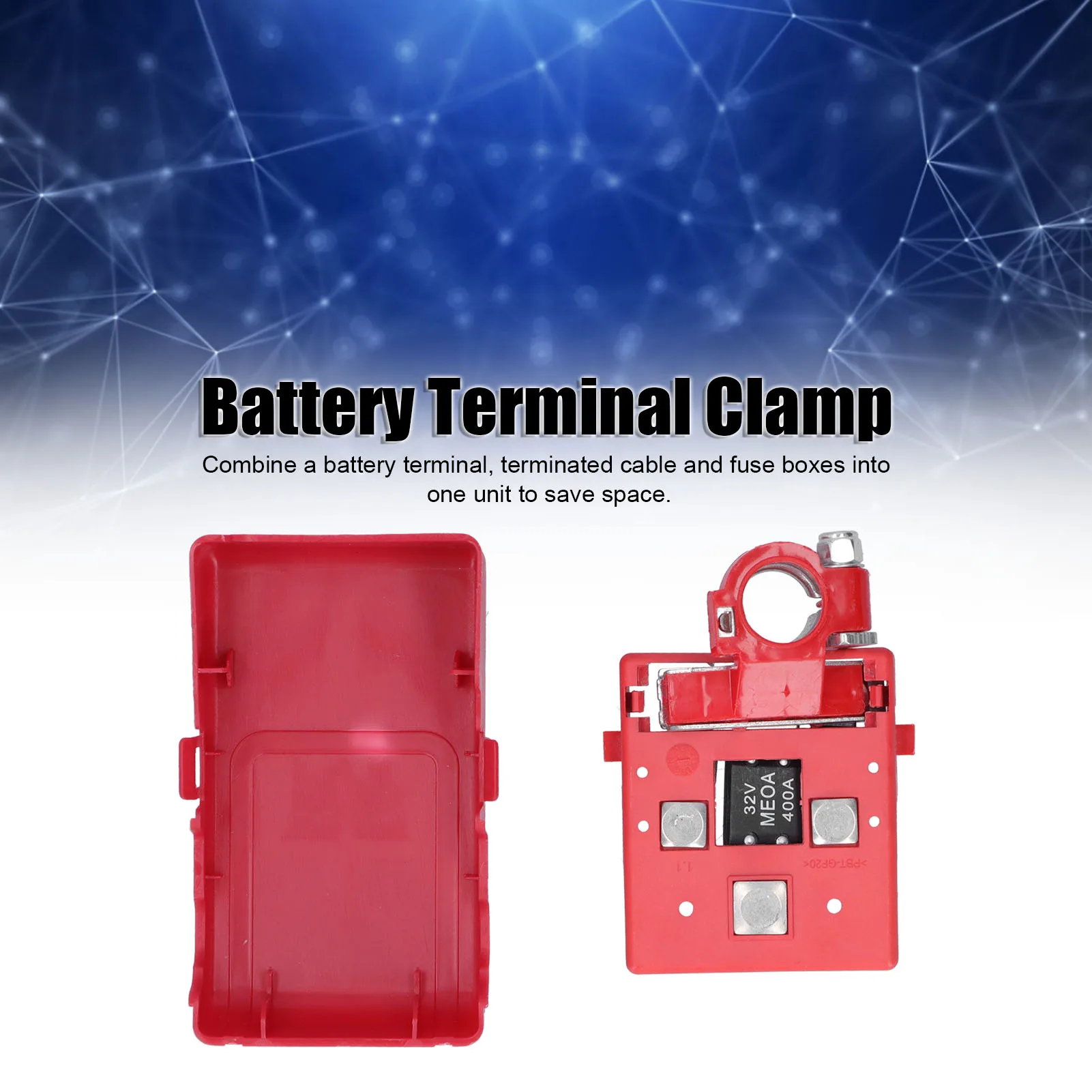 

32V 400A Battery Distribution Terminal Quick Release Fused Clamp Connector for Car 4WD Quick Release Battery Connector